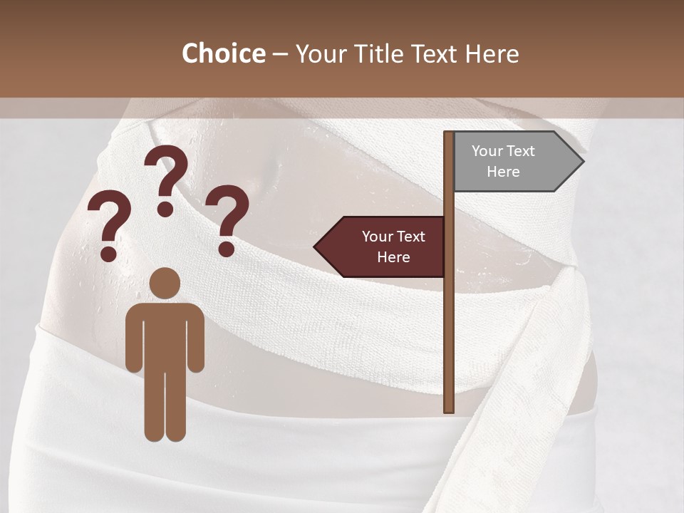 Weight Mask Beautiful PowerPoint Template