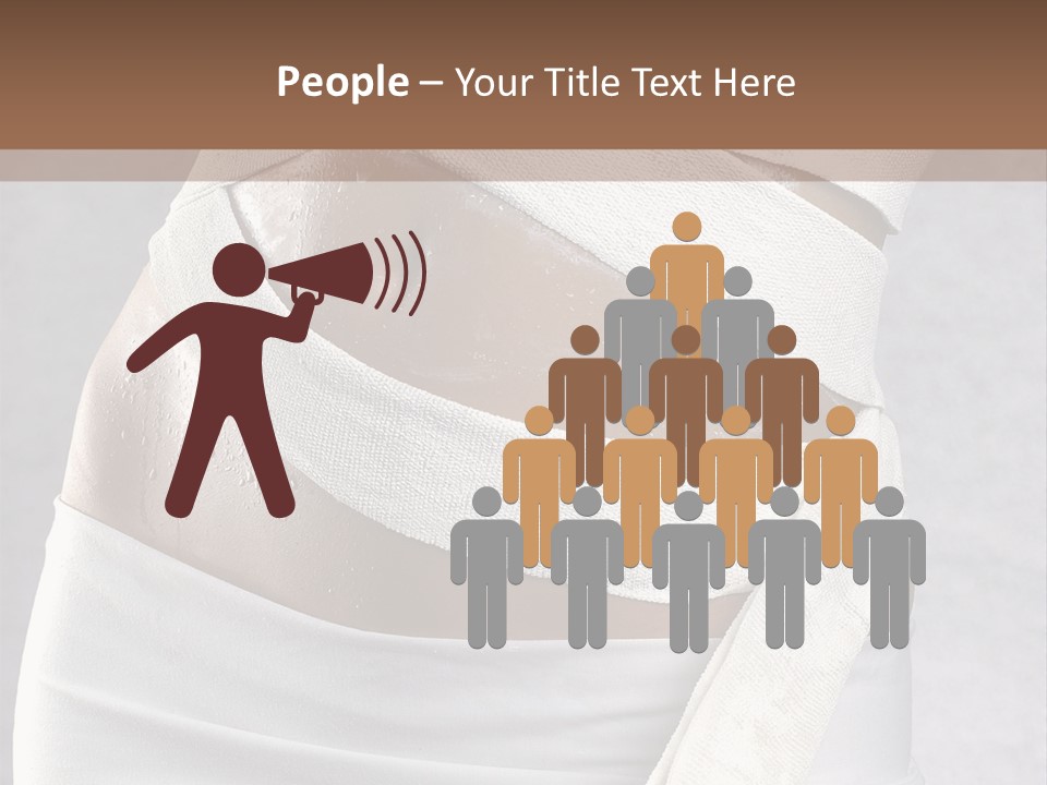 Weight Mask Beautiful PowerPoint Template