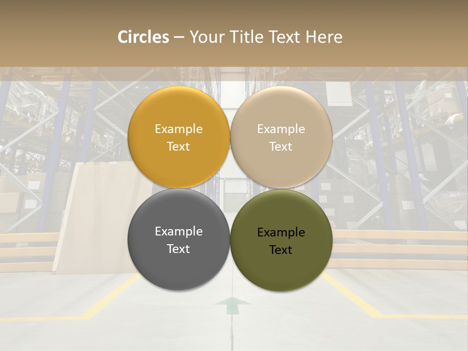 Shipping Wholesale Shelves PowerPoint Template