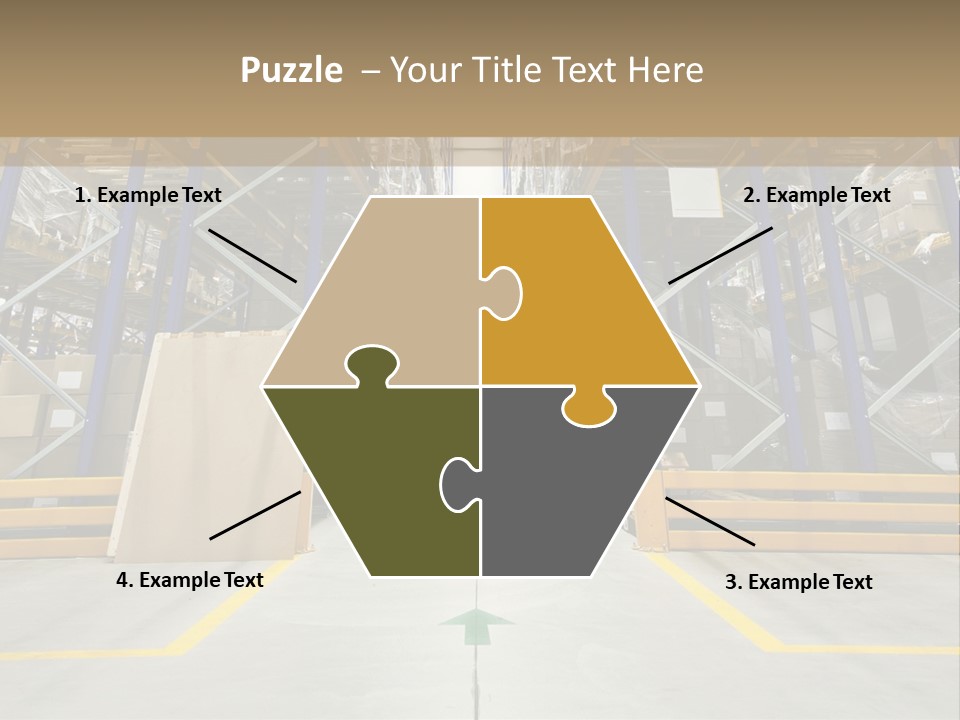 Shipping Wholesale Shelves PowerPoint Template