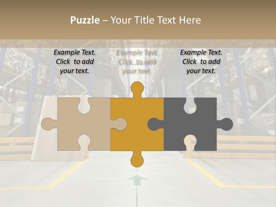Shipping Wholesale Shelves PowerPoint Template
