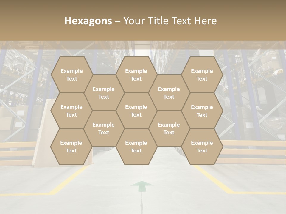 Shipping Wholesale Shelves PowerPoint Template