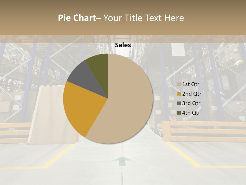 Shipping Wholesale Shelves PowerPoint Template