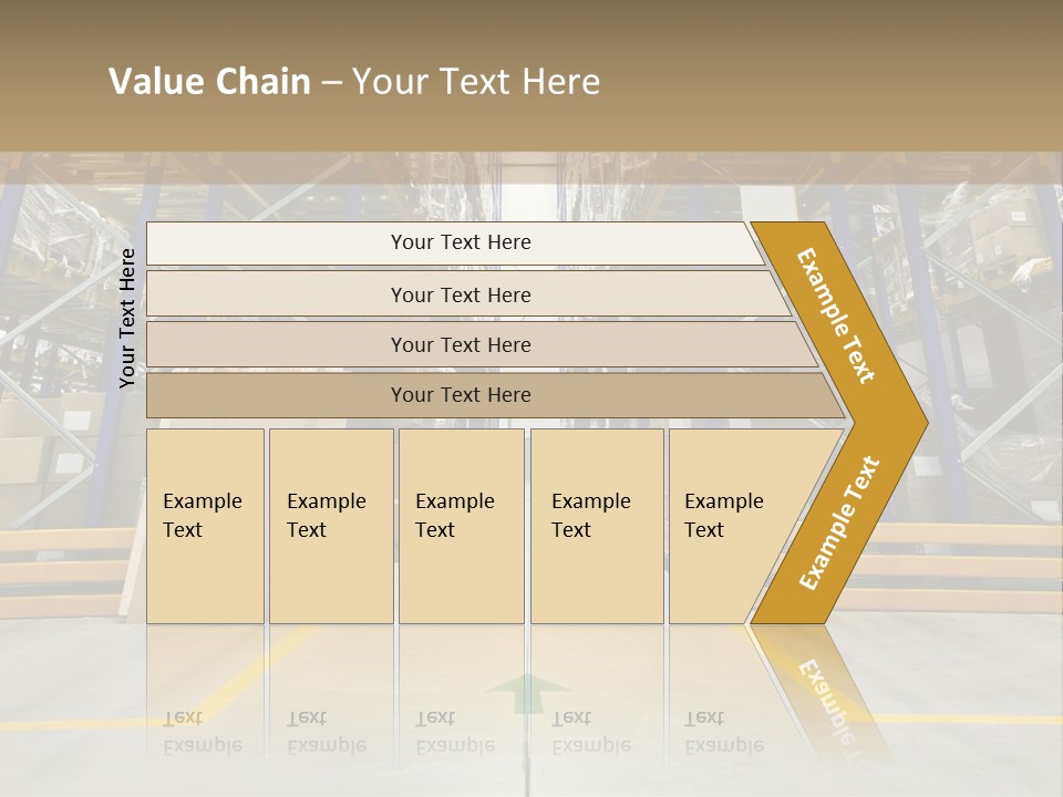 Shipping Wholesale Shelves PowerPoint Template