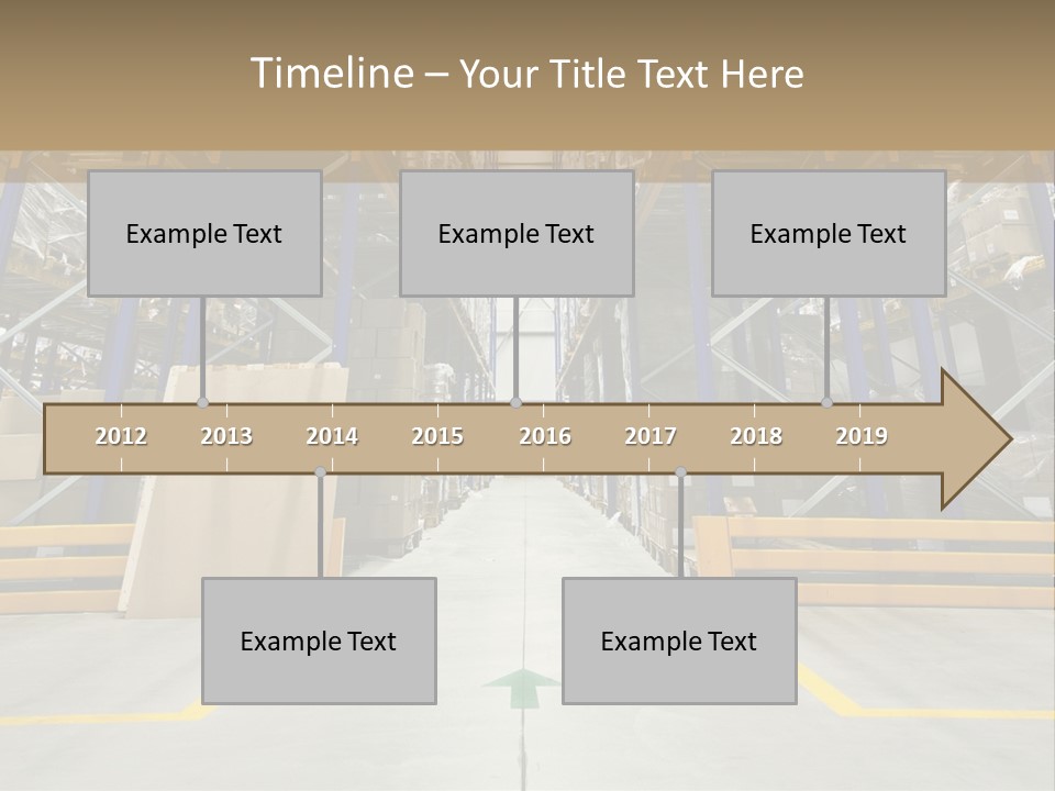 Shipping Wholesale Shelves PowerPoint Template