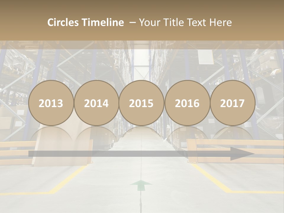 Shipping Wholesale Shelves PowerPoint Template