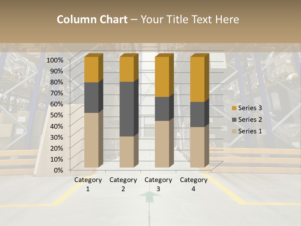 Shipping Wholesale Shelves PowerPoint Template