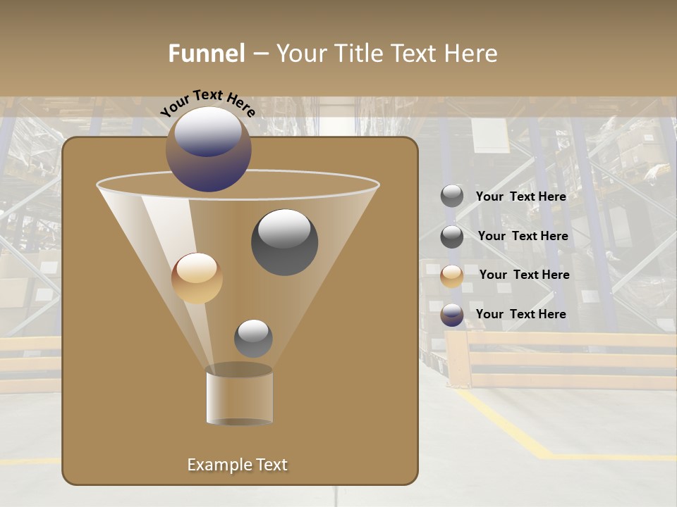 Shipping Wholesale Shelves PowerPoint Template