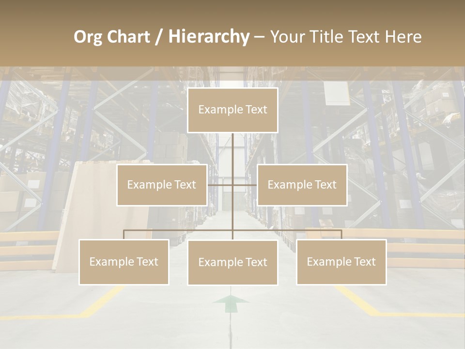 Shipping Wholesale Shelves PowerPoint Template