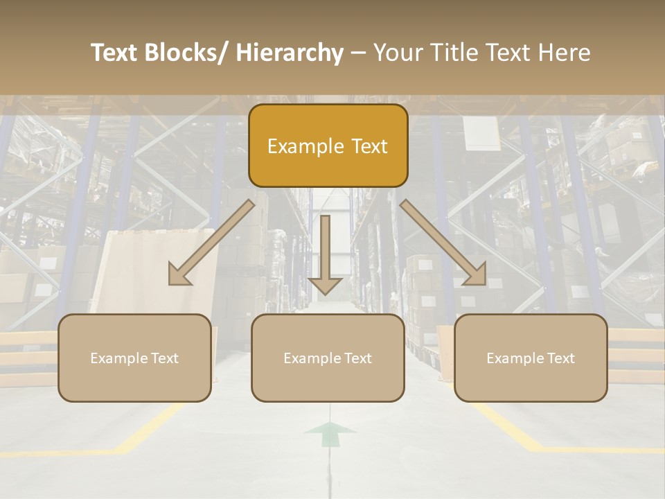 Shipping Wholesale Shelves PowerPoint Template
