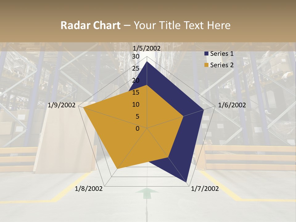 Shipping Wholesale Shelves PowerPoint Template