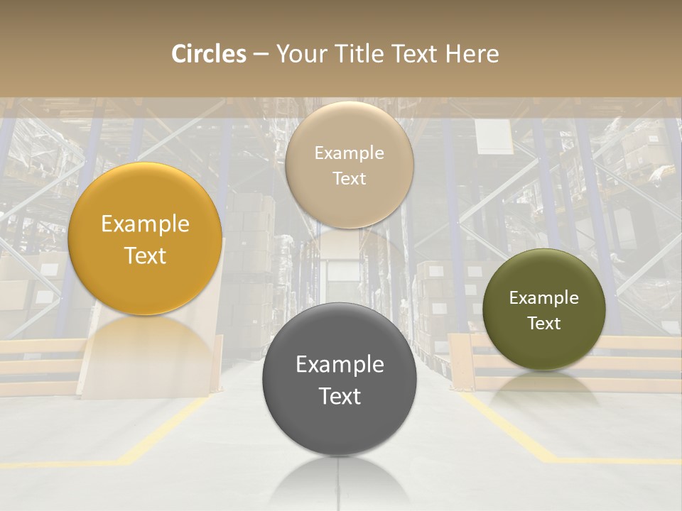 Shipping Wholesale Shelves PowerPoint Template
