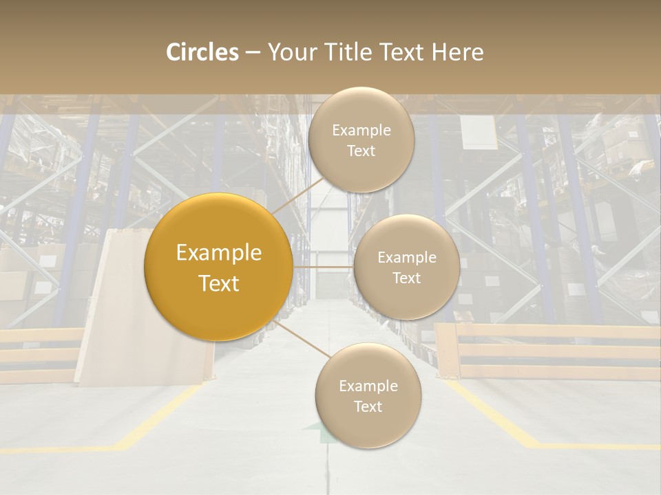 Shipping Wholesale Shelves PowerPoint Template