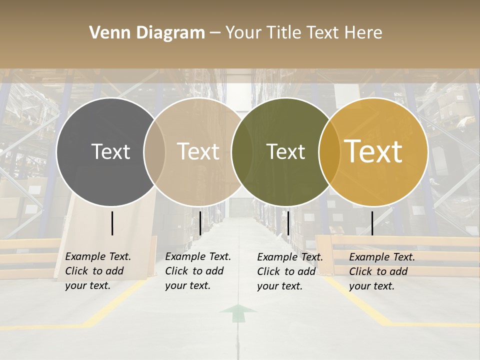 Shipping Wholesale Shelves PowerPoint Template