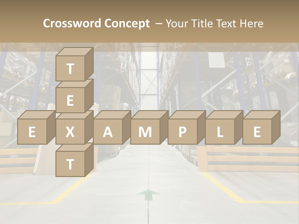 Shipping Wholesale Shelves PowerPoint Template