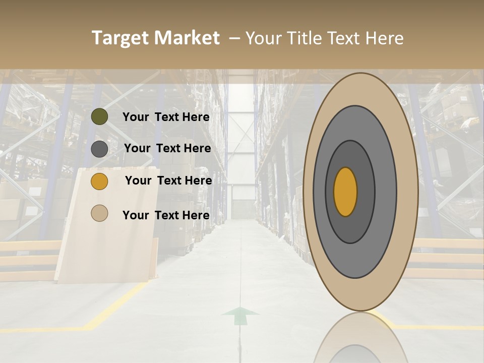 Shipping Wholesale Shelves PowerPoint Template