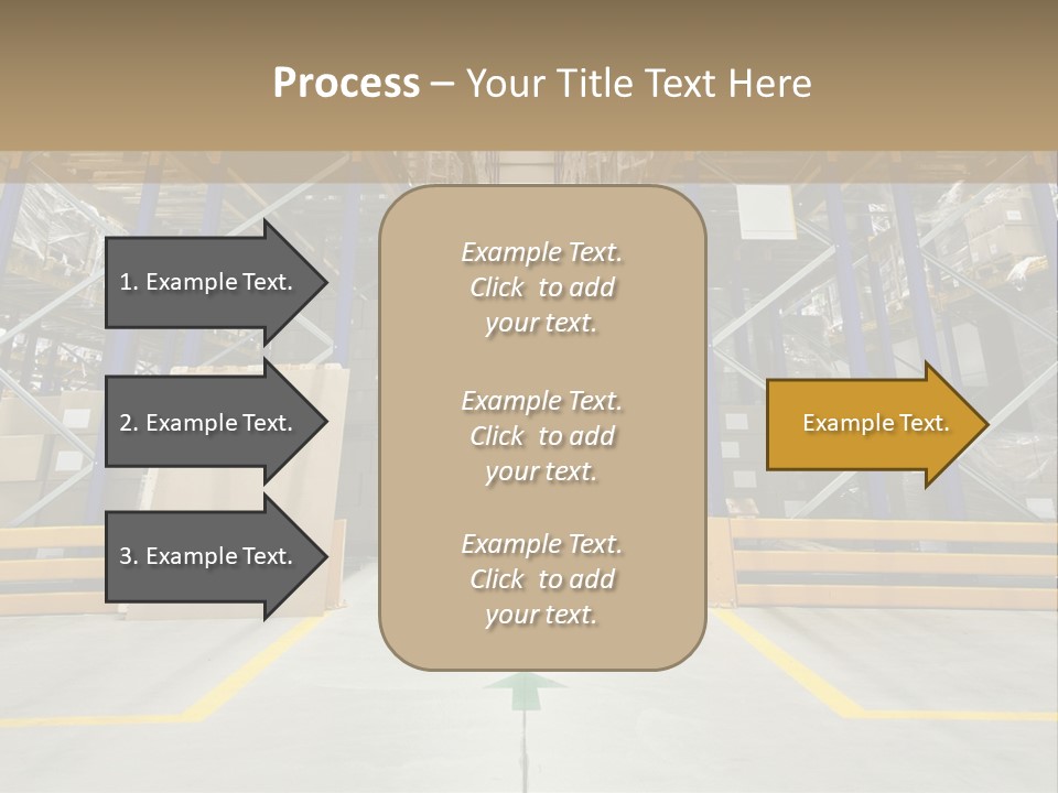 Shipping Wholesale Shelves PowerPoint Template