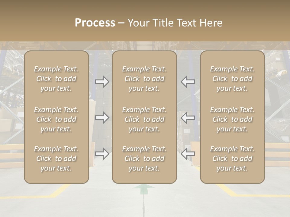 Shipping Wholesale Shelves PowerPoint Template