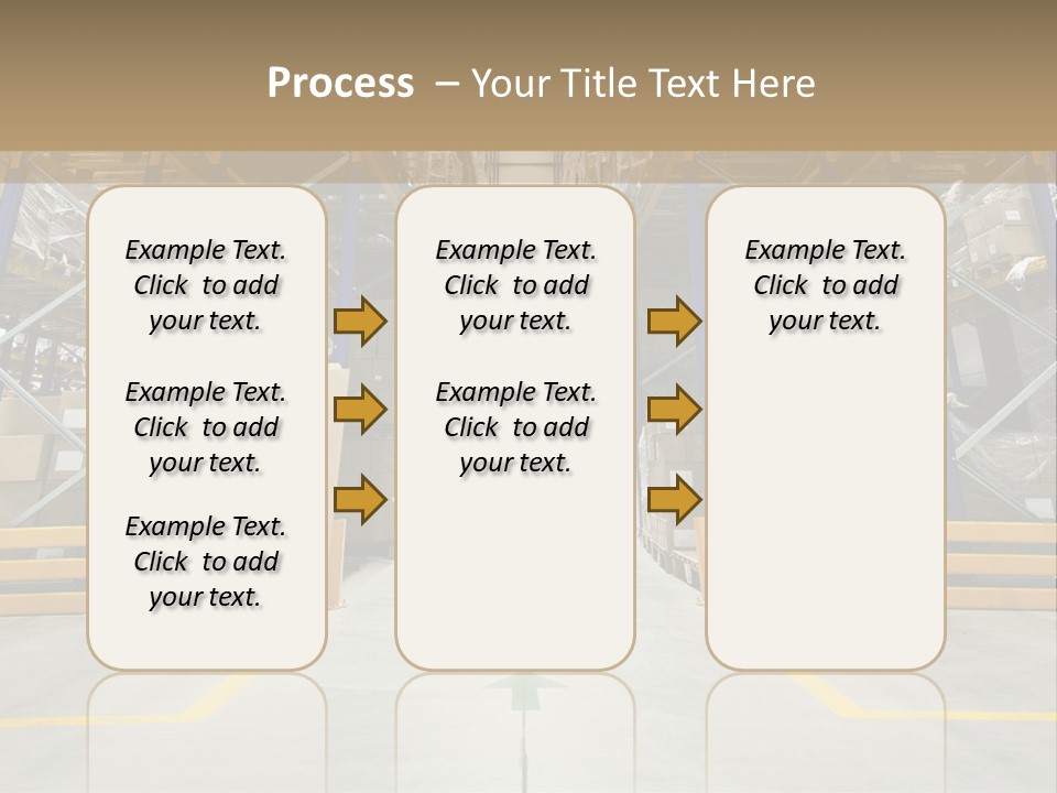 Shipping Wholesale Shelves PowerPoint Template