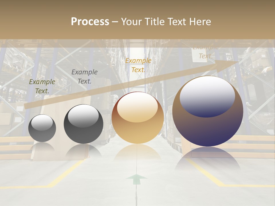 Shipping Wholesale Shelves PowerPoint Template
