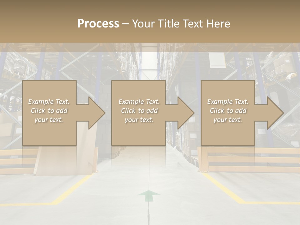 Shipping Wholesale Shelves PowerPoint Template