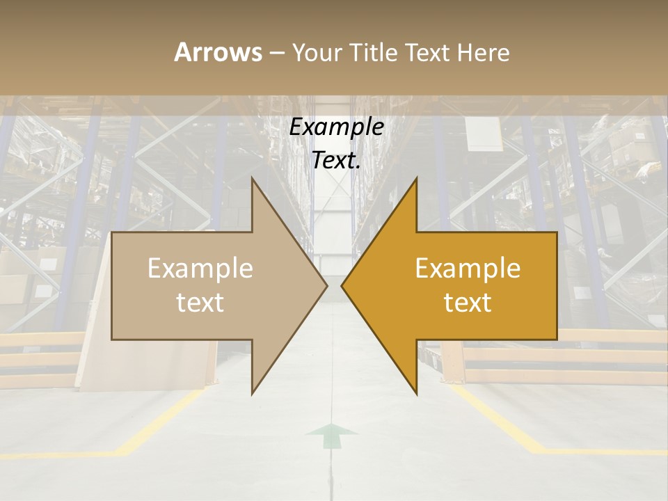 Shipping Wholesale Shelves PowerPoint Template