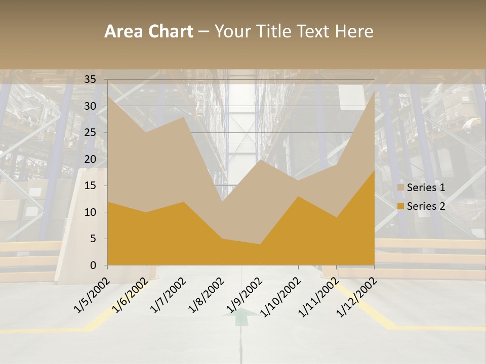Shipping Wholesale Shelves PowerPoint Template