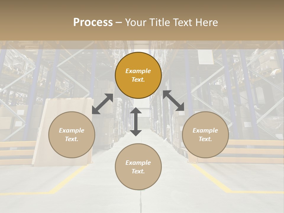 Shipping Wholesale Shelves PowerPoint Template