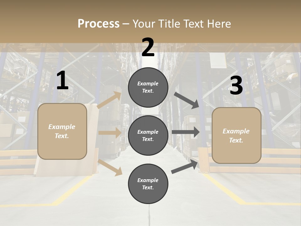 Shipping Wholesale Shelves PowerPoint Template
