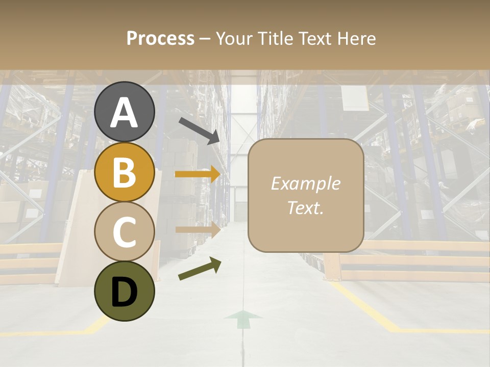 Shipping Wholesale Shelves PowerPoint Template