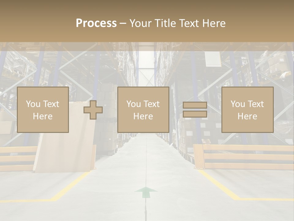 Shipping Wholesale Shelves PowerPoint Template