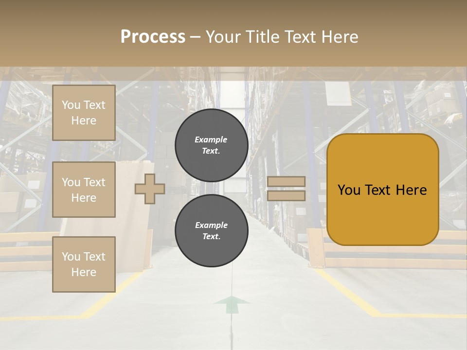 Shipping Wholesale Shelves PowerPoint Template