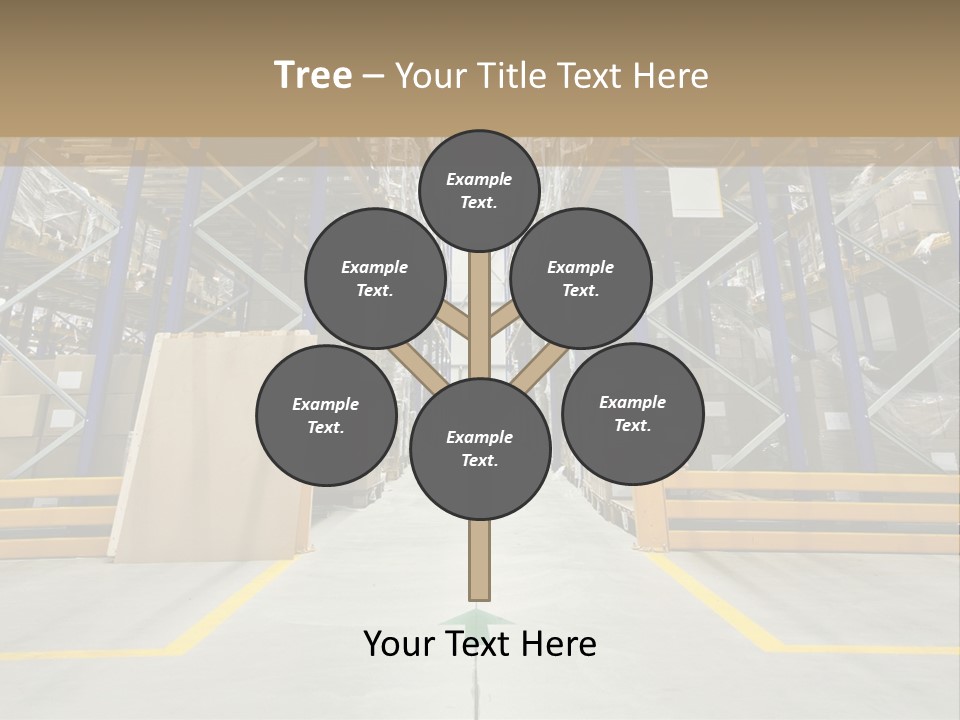 Shipping Wholesale Shelves PowerPoint Template