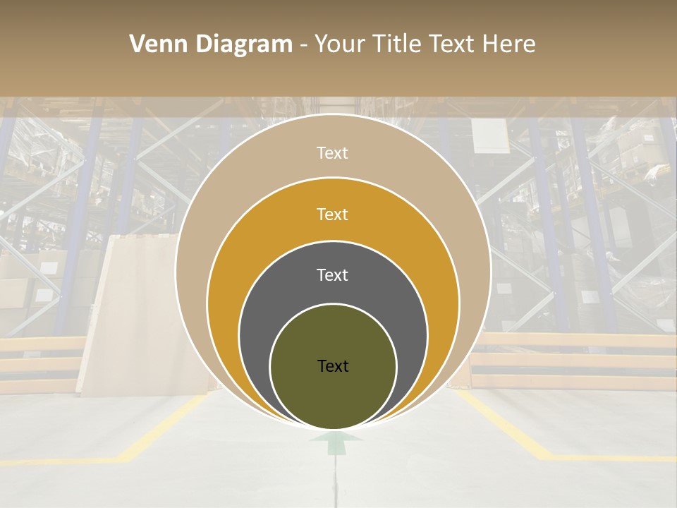 Shipping Wholesale Shelves PowerPoint Template
