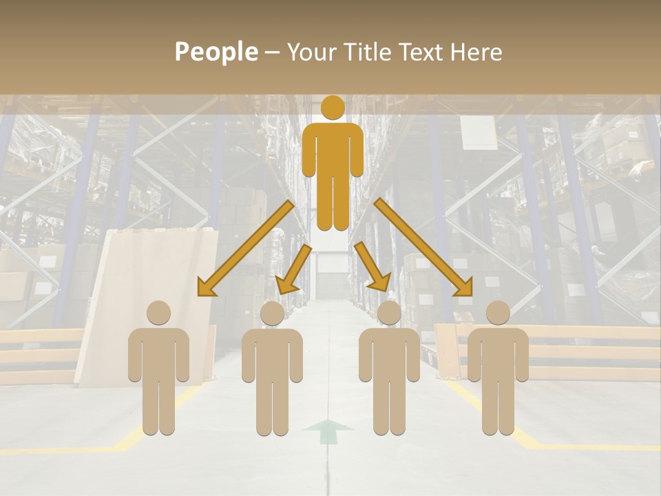 Shipping Wholesale Shelves PowerPoint Template