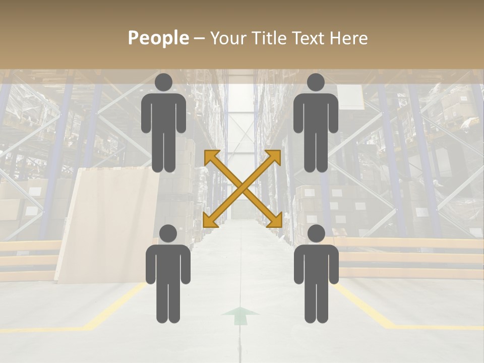 Shipping Wholesale Shelves PowerPoint Template