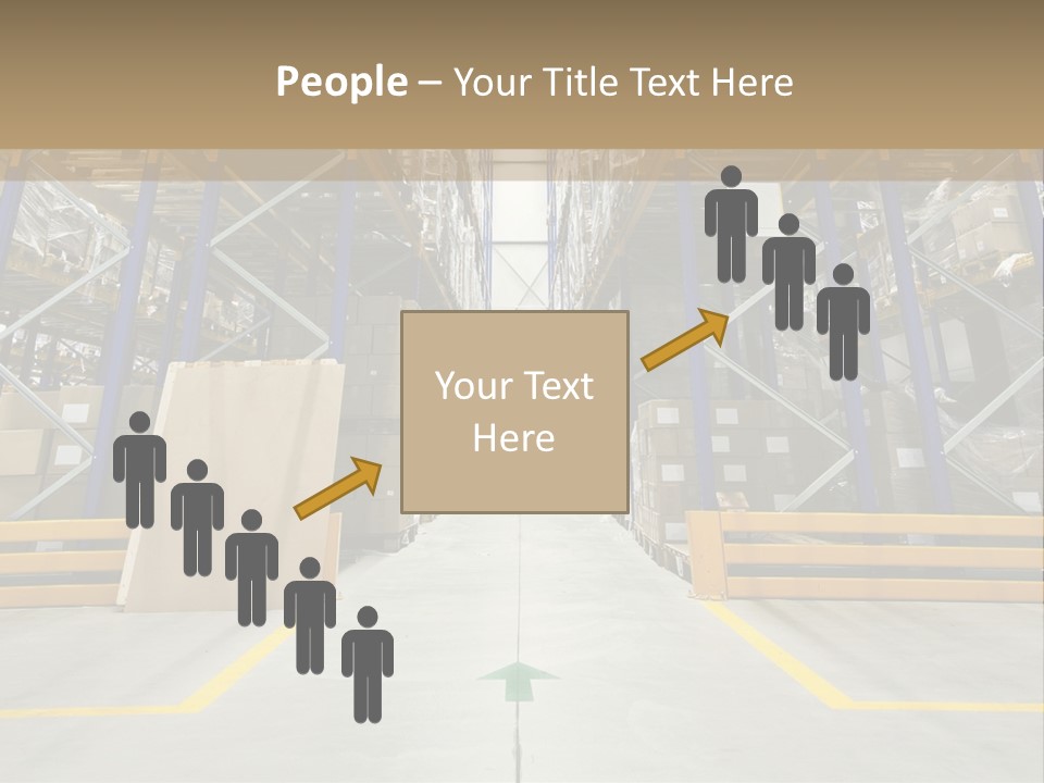Shipping Wholesale Shelves PowerPoint Template