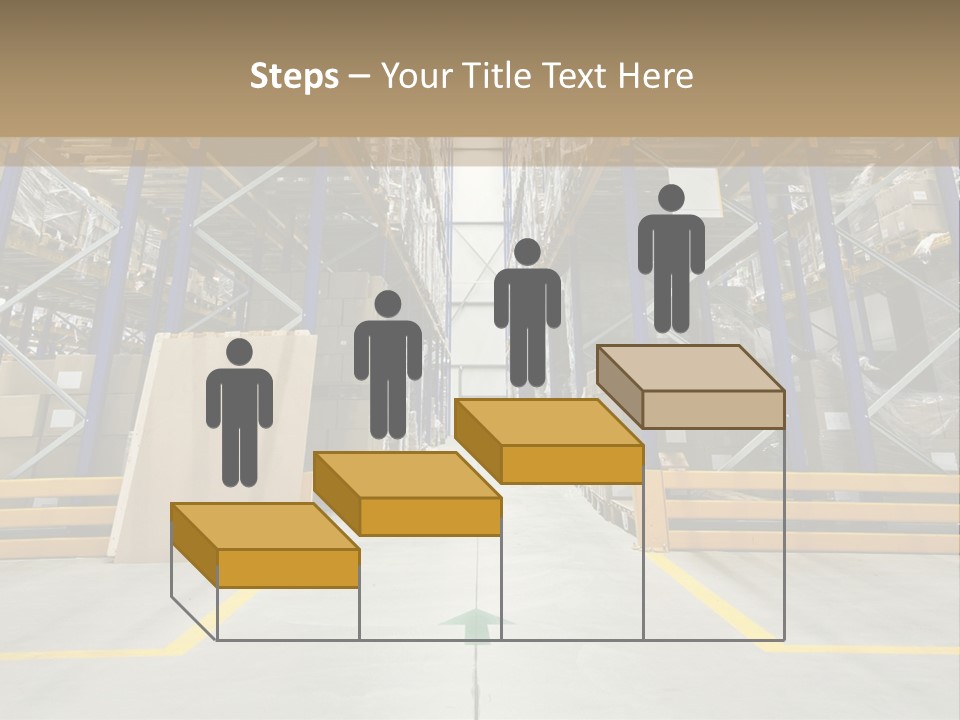 Shipping Wholesale Shelves PowerPoint Template