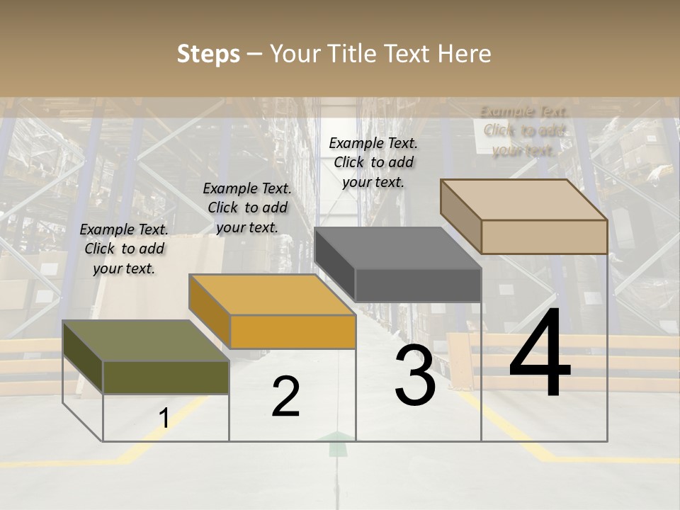 Shipping Wholesale Shelves PowerPoint Template