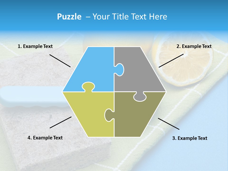 Clean Soda Lemon PowerPoint Template