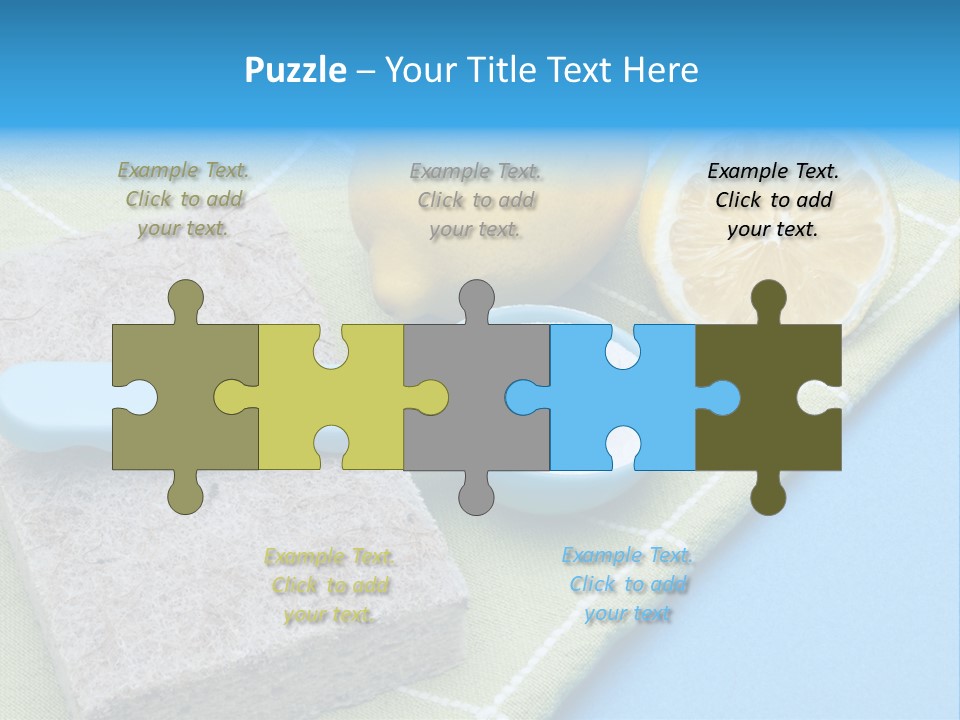 Clean Soda Lemon PowerPoint Template