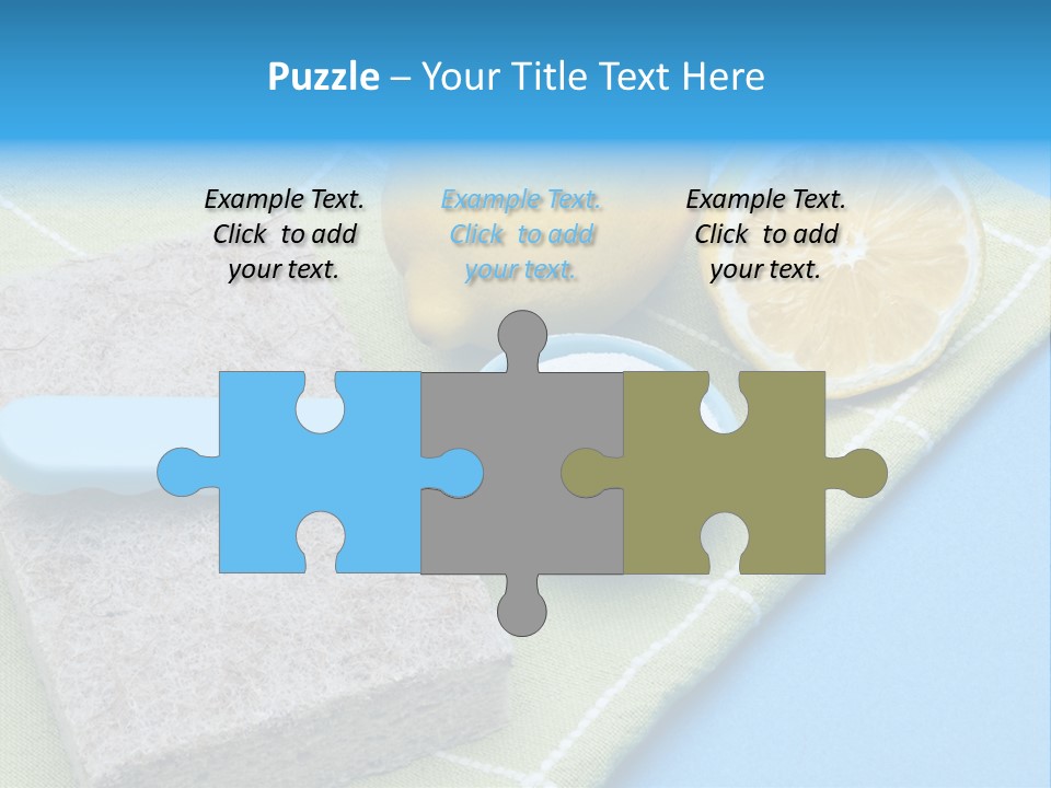 Clean Soda Lemon PowerPoint Template