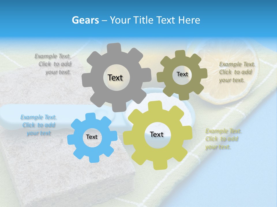 Clean Soda Lemon PowerPoint Template