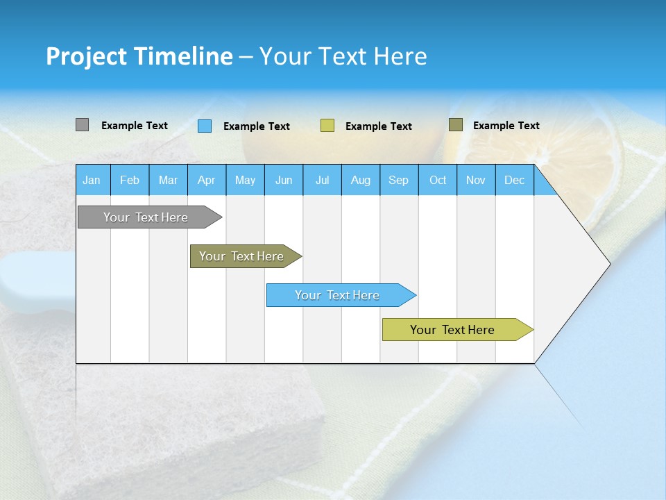Clean Soda Lemon PowerPoint Template
