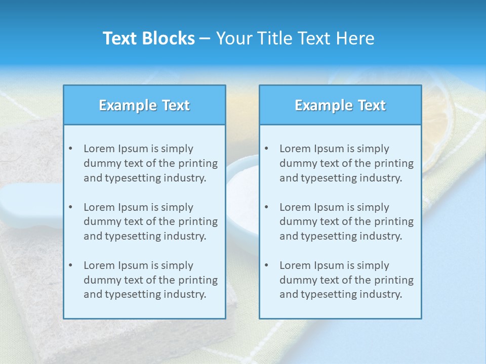 Clean Soda Lemon PowerPoint Template