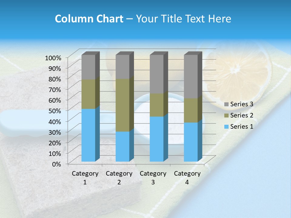 Clean Soda Lemon PowerPoint Template