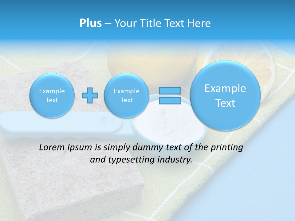 Clean Soda Lemon PowerPoint Template