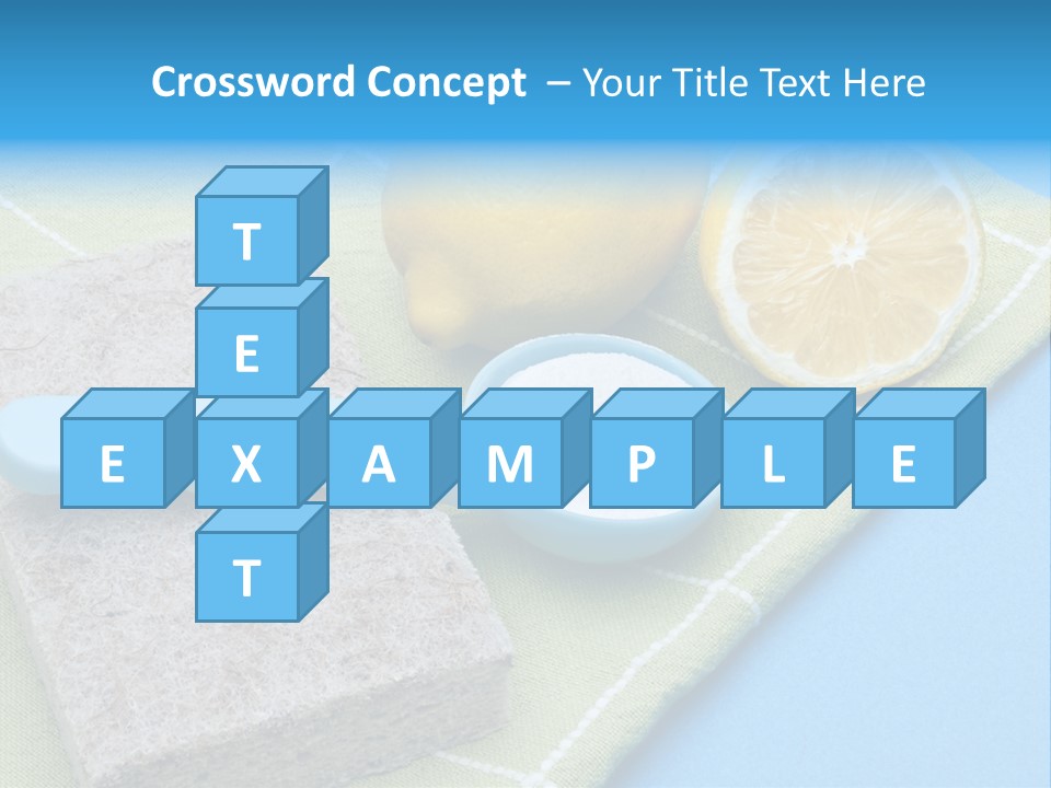 Clean Soda Lemon PowerPoint Template