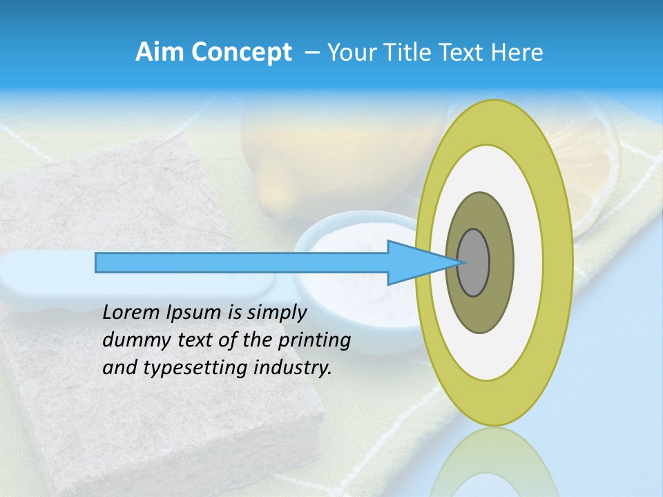 Clean Soda Lemon PowerPoint Template