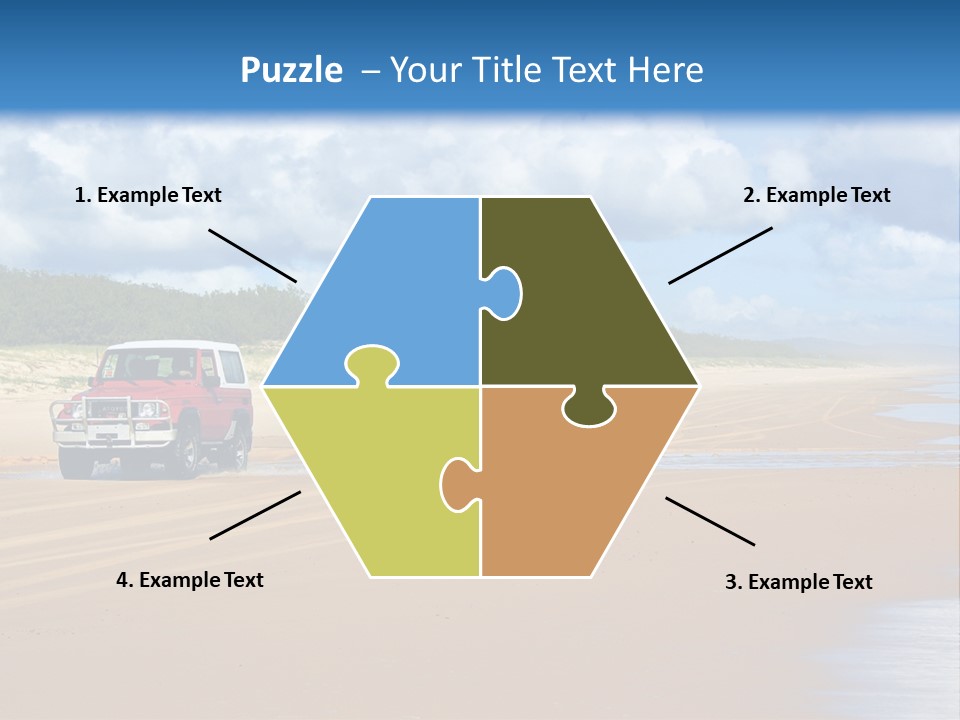 Noosaville Sand Sky PowerPoint Template